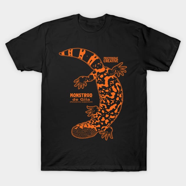 Gila Monster T-Shirt by ProcyonidaeCreative